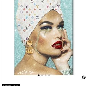 Oliver Gal ‘When First Class’ 16x24 canvas